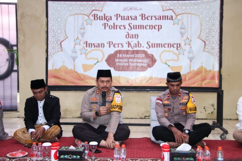 Kapolres Sumenep Gelar Buka Puasa Bersama Maedia, Pererat Sinergitas di Bulan Ramadhan