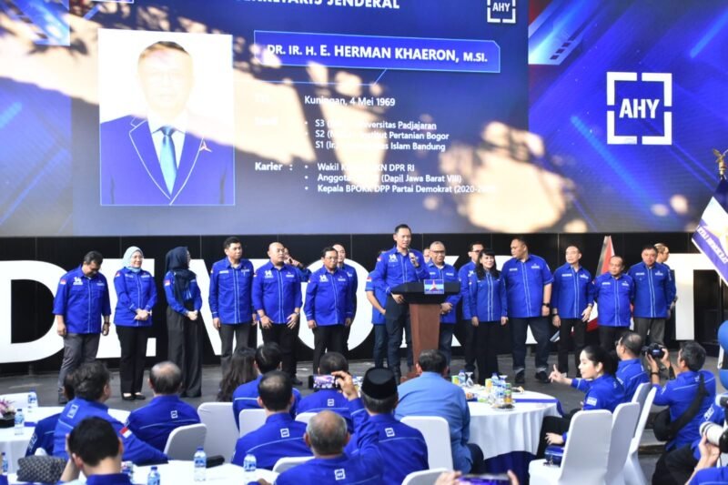 AHY Resmi Umumkan Kepengurusan DPP Partai Demokrat Periode 2025-2030