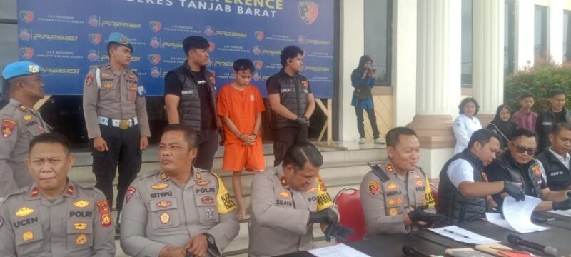 PolresTanjung Jabung Barat Jambi berhasil Amankan Pelaku Pencurian 13 Unit Sepada Motor