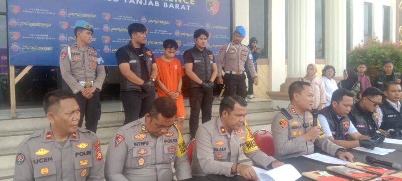 Polres tanjung Jabung barat berhasil mengungkap pelaku curanmor dan mengamankan barang bukti 13 unit sepeda motor