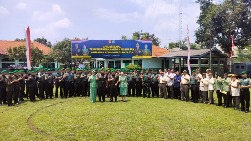 Sambut Pejabat Dandim Baru, Kodim 0735/Surakarta Gelar Tradisi Satuan
