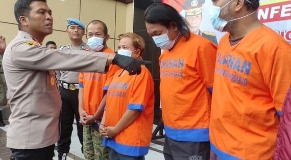 Polresta Sidoarjo Tangkap Empat Pelaku, Pengedar Uang Palsu di Sidoarjo