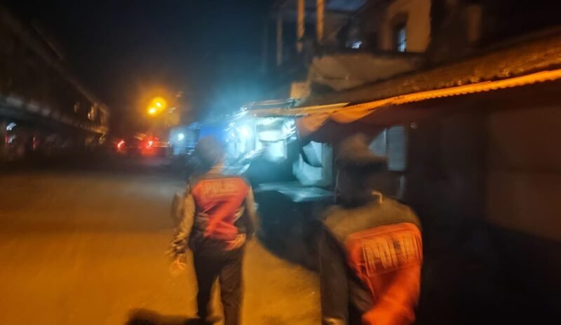 Antisipasi Gangguan Kamtibmas,Personil Samapta Polres Bangli Lakukan Patroli Malam di Areal Pertokoan Pasar Kidul