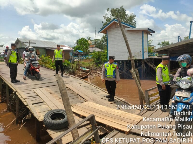 Pospam Badirih Ops Ketupat Telabang 2025 Pastikan Fery Penyebrangan Aman Selama Arus Mudik Lebaran Idul Fitri 1446 H.