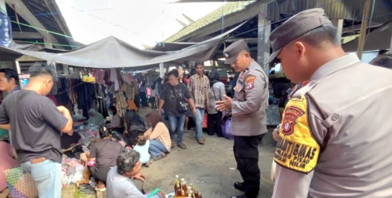 Polsek Kahayan Hilir Imbau Pungunjung Pasar Waspadai Peredaran Uang Palsu Jelang Lebaran 2025