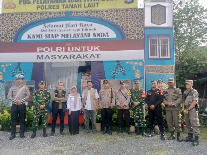 Sinergitas TNI-Polri Kodim 1009/Tanah Laut Kerahkan Personel Guna Sukseskan Operasi Ketupat Intan 2025