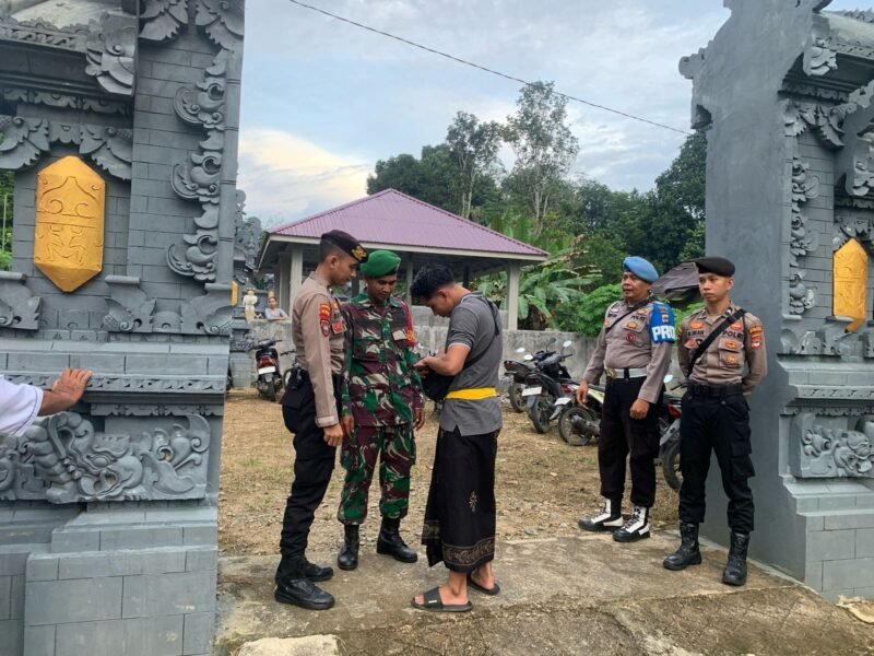 TNI-Polri HST Jamin Keamanan Ibadah Tilem Umat Hindu Sambut Hari Raya Nyepi