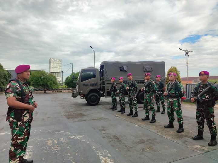 Prajurit Yonmarhanlan IV Laksanakan Siaga Sambut Hari Raya Idul Fitri 1446 H