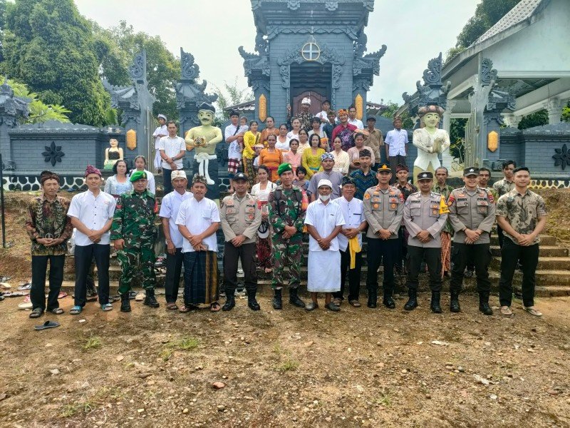 Harmoni dalam Keberagaman, TNI-Polri Amankan Nyepi di HST