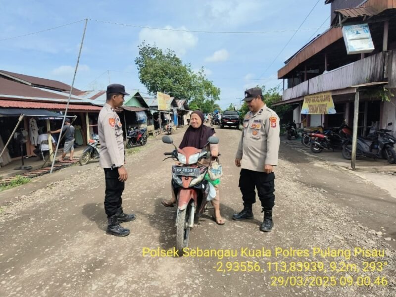 Pagi hari Polsek sebangau kuala gencarkan giat KRYD