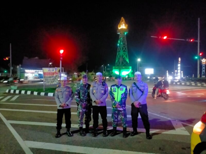 Kodim 1008 dan Polres Tabalong Pastikan Malam Takbiran Berjalan Kondusif