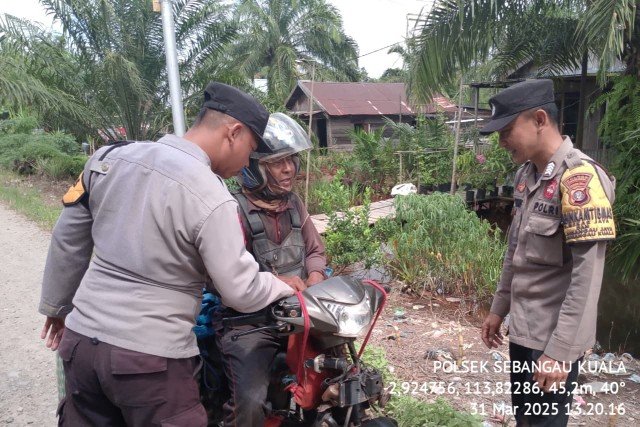 Giat KRYD Guna Cipkon Aman dan Kondusif di Wilayah Kecamatan Sebangau Kuala