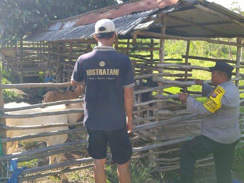 Wujud Kedekatan Dengan Masyarakat, Bhabinkamtibmas Food Estate Aktif Sambangi Warga Binaan