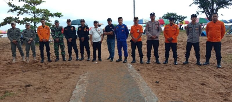 Siaga Personal Kodim 1009/Tla Dan Polres Tala Serta Pihak Terkait Amankan Objek Wisata Di Wilayah Kabupaten Tala