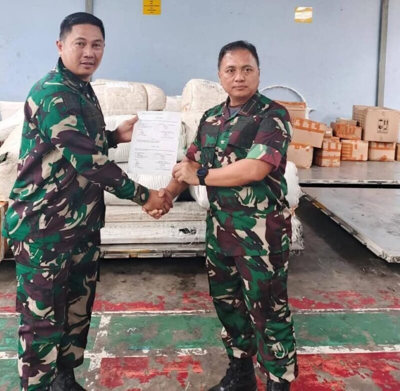Kodam VI/Mulawarman Salurkan Bantuan, Kemanusiaan untuk Korban Bencana di Myanmar