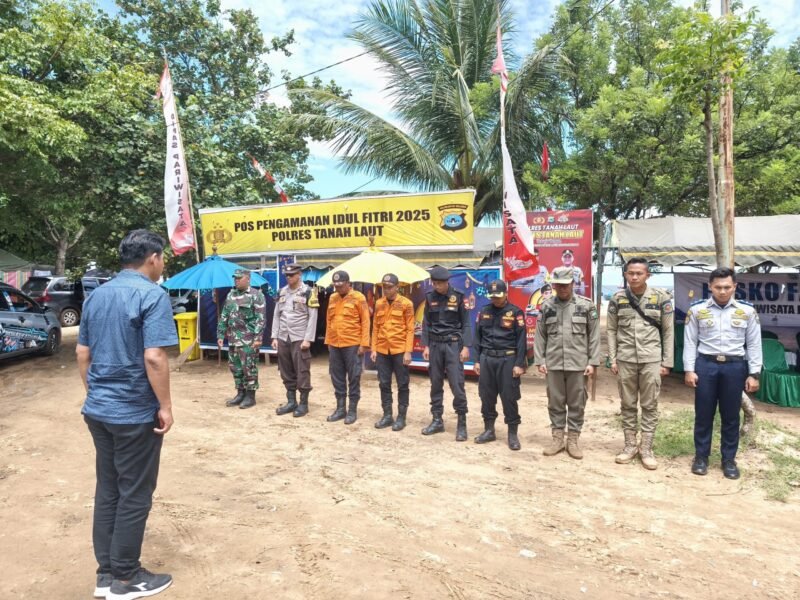 Berikan Kenyamanan Kepada Pengunjung Personal Kodim 1009/Tla Siaga Di Tempat-Tempat Wisata Di Tanah Laut