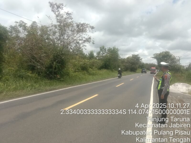 Patroli Satlantas Polres Pulang Pisau Giat Patroli Wilayah Pantau Lokasi Rawan Laka Lantas