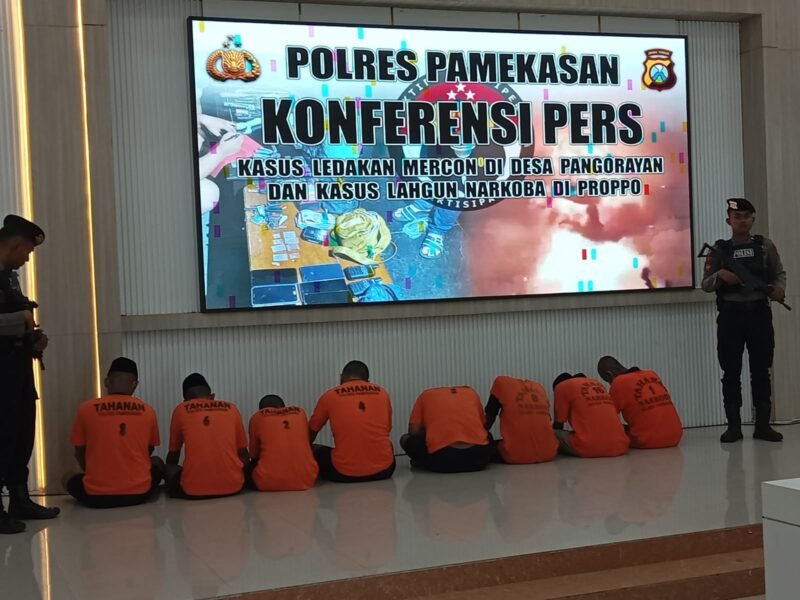 Pesta Kembang Api Berujung Maut di Pangorayan, Polisi Amankan 8 Tersangka