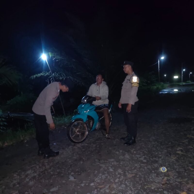 Polsek sebangau kuala gencarkan giat KRYD dimalam hari