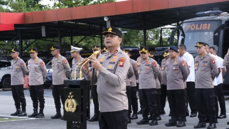 Suasana Penuh Kehangatan, Kapolda Kalbar Ajak Personel Saling Memaafkan di Hari Kemenangan