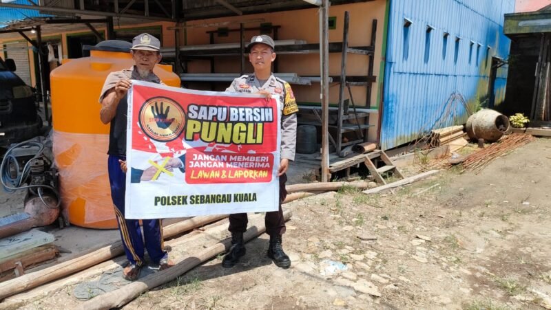Polsek Sebangau Kuala Laksanakan Sosialisasi Saber Pungli