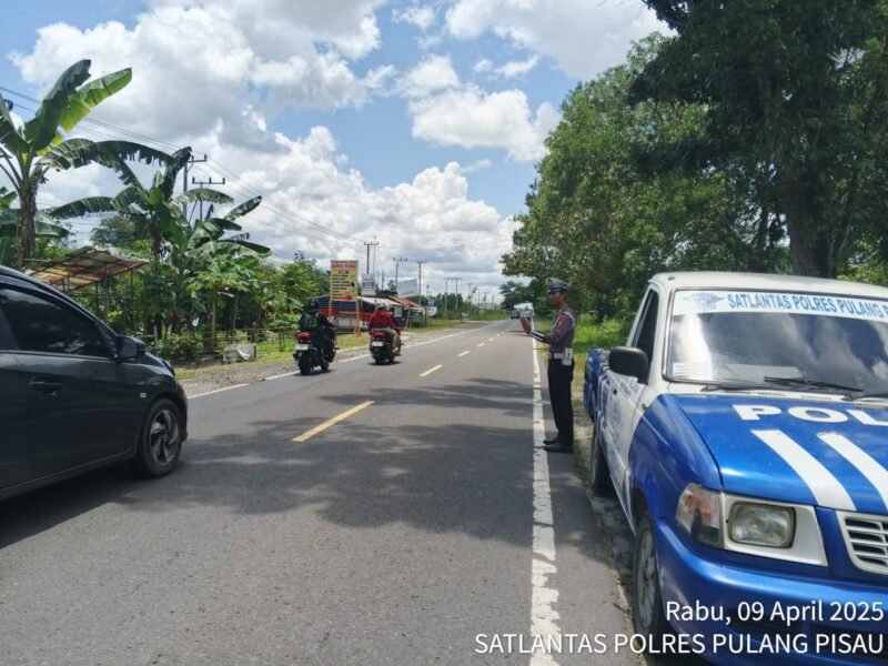 Satlantas Polres Pulang Pisau Laksanakan Patroli Daerah Rawan Laka dan Rawan Pelanggaran