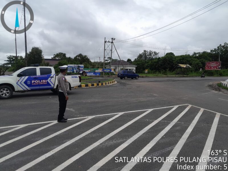Patroli Satlantas Polres Pulang Pisau Giat Patroli Wilayah Pantau Lokasi Rawan Laka Lantas