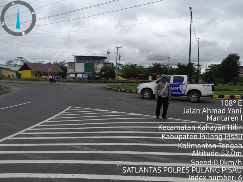 Satlantas Polres Pulang Pisau Daerah Rawan Macet dan Laka