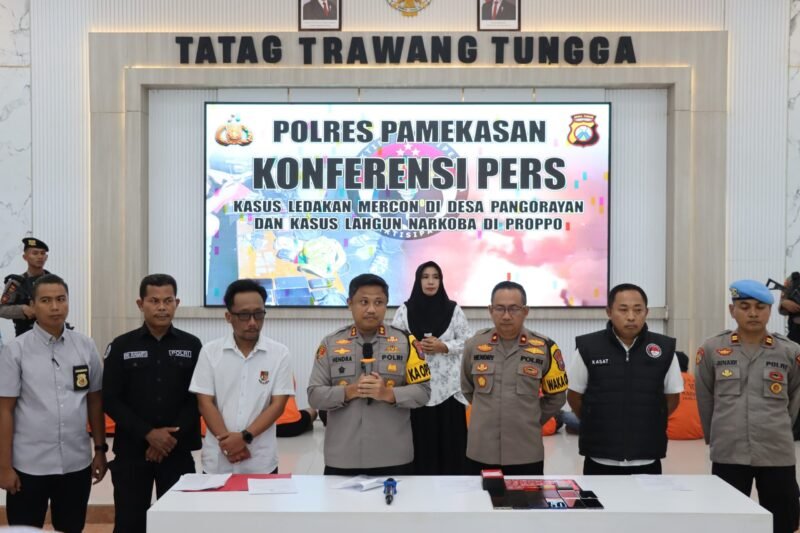 Polisi Amankan 8 Tersangka Kasus Pesta Kembang Api Berujung Maut di Pamekasan