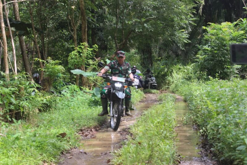 Dandim 1009/Tla Beserta Jajaran Melaksanakan Tinjau Medan Sasaran Kegiatan TNI Manunggal Membangun Desa Ke-123