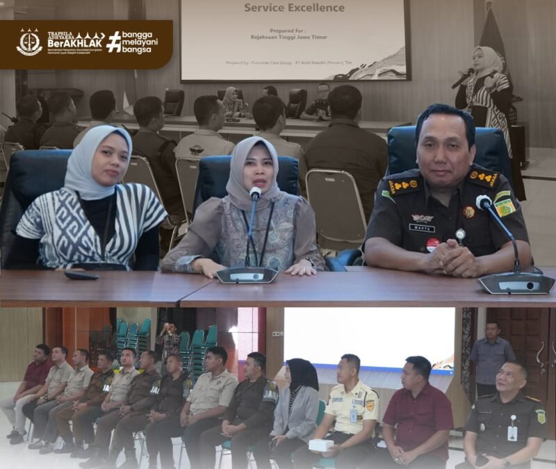 Kejati Jatim Tingkatkan Pelayanan dengan Pelatihan Bank Mandiri