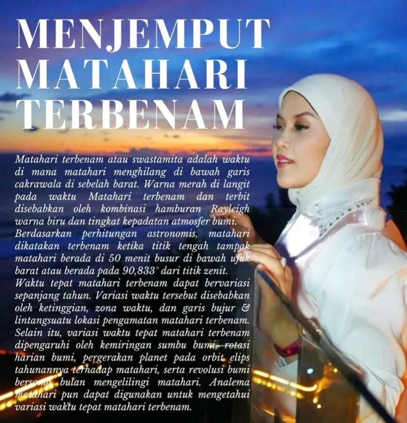 Menjemput Matahari Terbenam