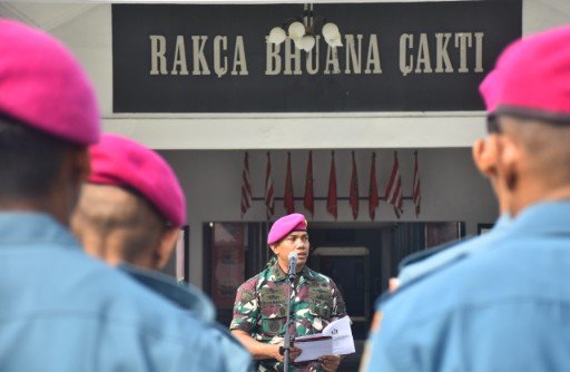 Danyon Arhanud 2 Marinir Pimpin Acara Kenaikan Pangkat, Prajurit Ksatria Elang Perkasa