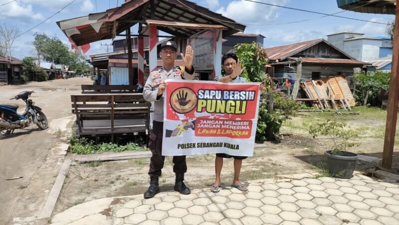 Polsek Sebangau Kuala Laksanakan Sosialisasi Saber Pungli
