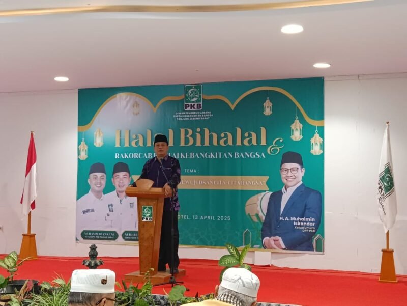 Wakil bupati Katamso Hadiri Halal Bihalal DPC PKB Tanjung Jabung Barat