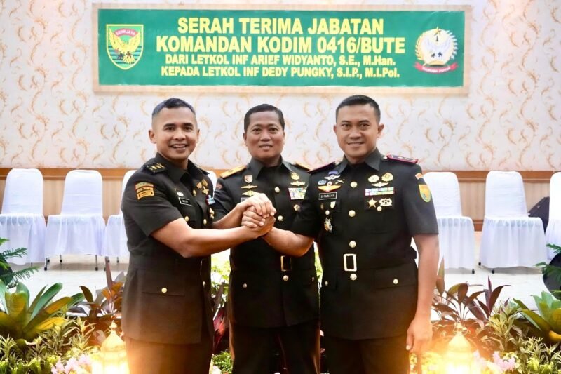 Transformasi Tri Dharma 41, Letkol Inf Dedy Pungky kini Jadi Dandim 0416/BUTE