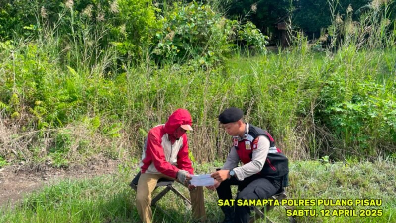 Sat Samapta Polres Pulpis Gelar Patroli Maja, Antisipasi Karhutla Sejak Dini