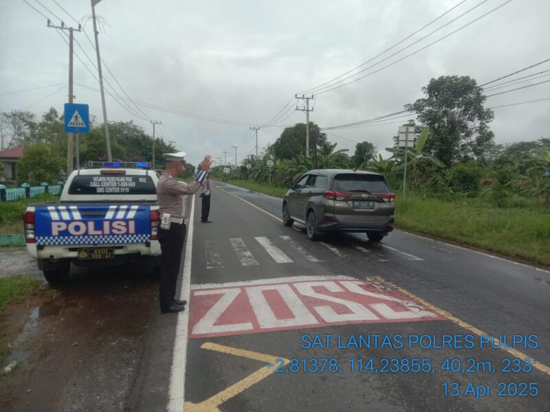 Patroli Satlantas Polres Pulang Pisau Giat Patroli Wilayah Pantau Lokasi Rawan Laka Lantas
