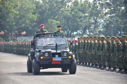 Danyon Arhanud 2 Marinir Hadiri Upacara Pembukaan Diksarmil dan Pelatihan Manajerial SPPI Batch-3 Tahun 2025