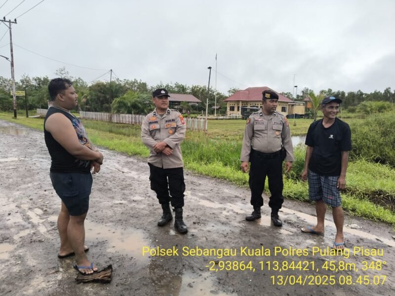 Polsek Sebangau Kuala sambang dan Lakukan Sosialisasi dan imbauan Kepada Masyarakat