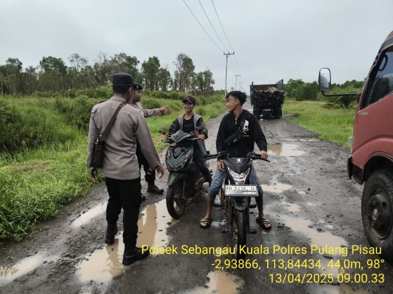 Pagi hari Polsek sebangau kuala gencarkan giat KRYD