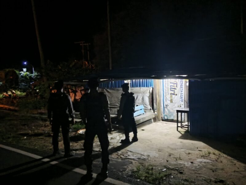 Cegah Aksi Kriminal, Sat Samapta Polres Pulpis Rutin Patroli di Area Rawan Kejahatan