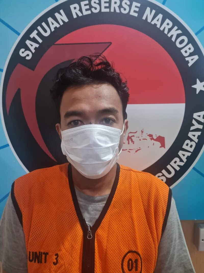 Satu Tersangka Penyalahgunaan Narkoba Dibekuk Polrestabes Surabaya