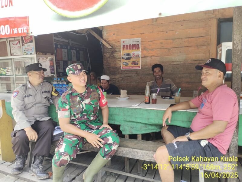 Sinegritas TNI-POLRI terjalin dengan baik, giat bersama menjaga kantibmas, guna cipta Sitkamtibmas yang aman terkendali
