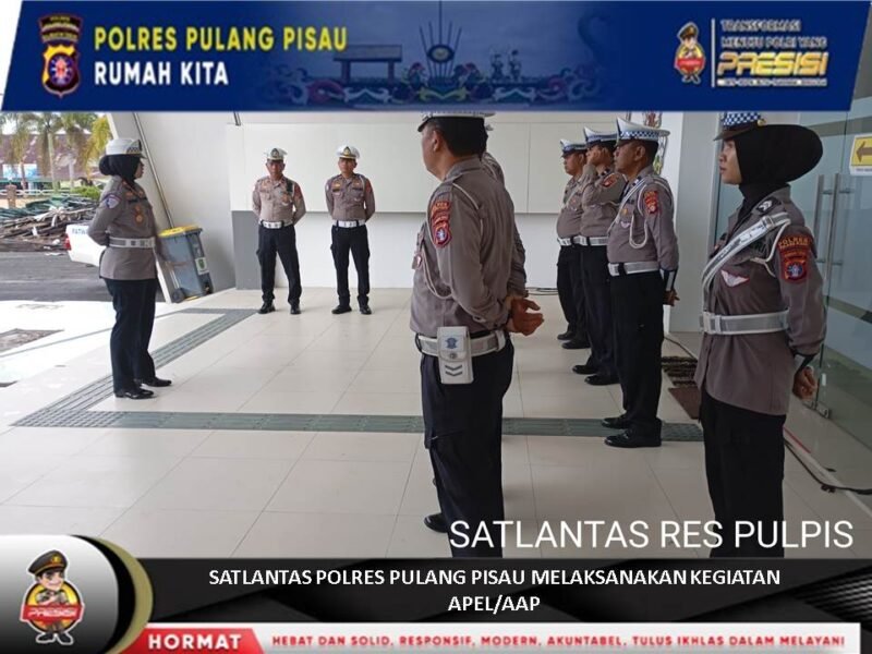 Tingkatkan Kinerja Anggota, Kasat Lantas Beri Arahan Sebelum Melaksanakan Tugas