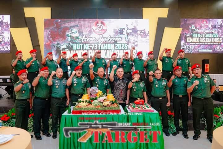 Pangdam XV/Pattimura Hadiri Syukuran HUT Ke- 73 Kopassus di Ambon