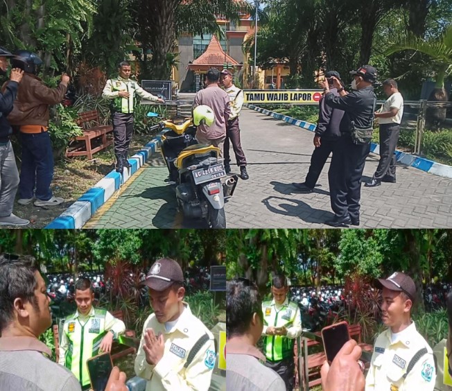 Satpam SMKN 3 Boyolangu Halangi Wartawan Untuk Konfirmasi Kepala Sekolah