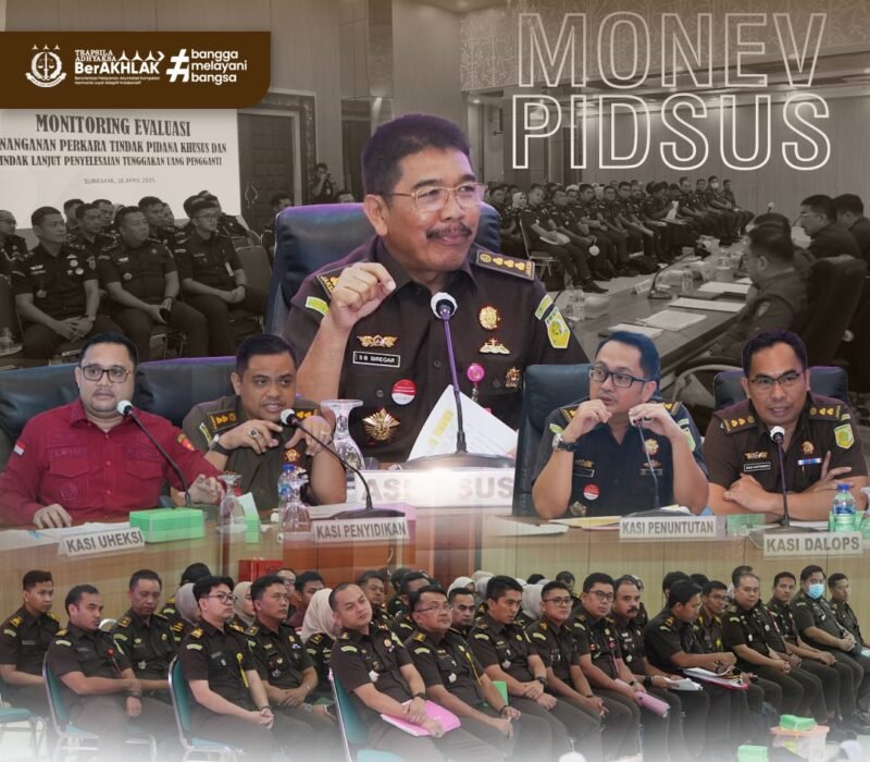Kejati Jatim Evaluasi, Penanganan Tipidsus, Tekankan Pemulihan Kerugian Negara