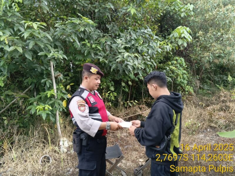 Sat Samapta Polres Pulpis Gelar Patroli Maja, Antisipasi Karhutla Sejak Dini