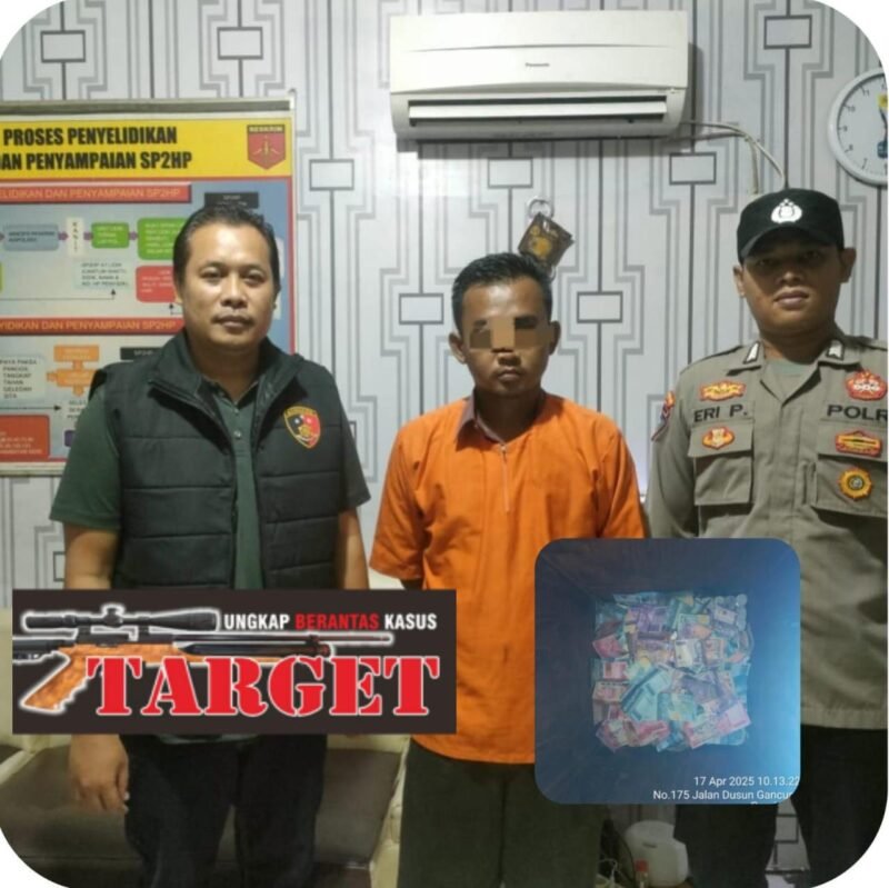 Polsek Duduksampeyan Tangkap Maling, Kotak Amal